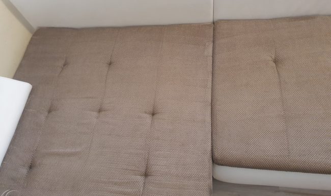 Tepovanie extra znečistenej sedačky