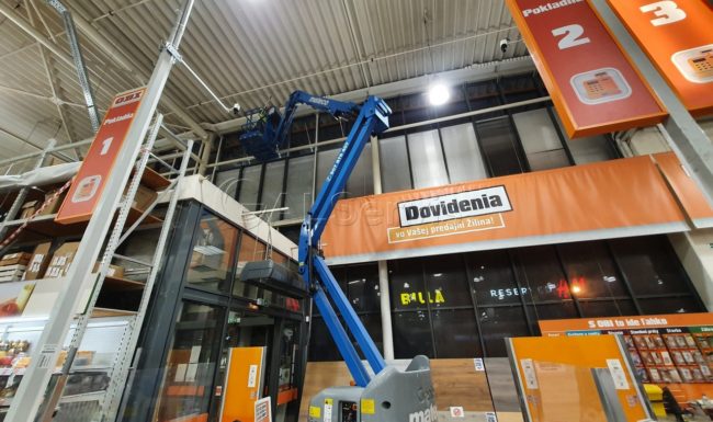Výškové umývanie okien